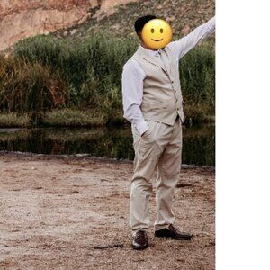 Murano 3-Piece Slim Fit Suit – Vest, Shirt & Dress Pants